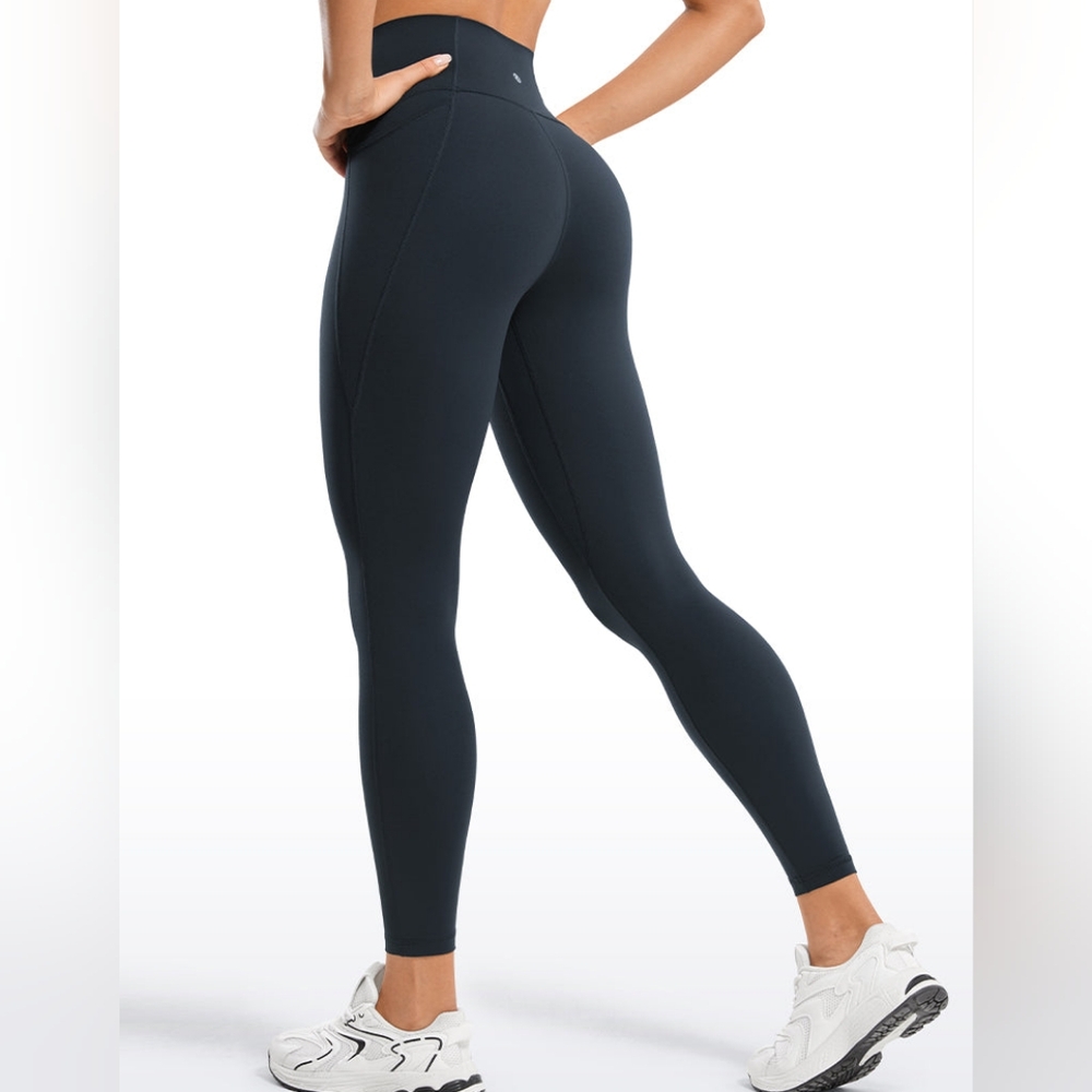 CRZ Yoga True Navy Butterluxe Pocket Legging size M 25"